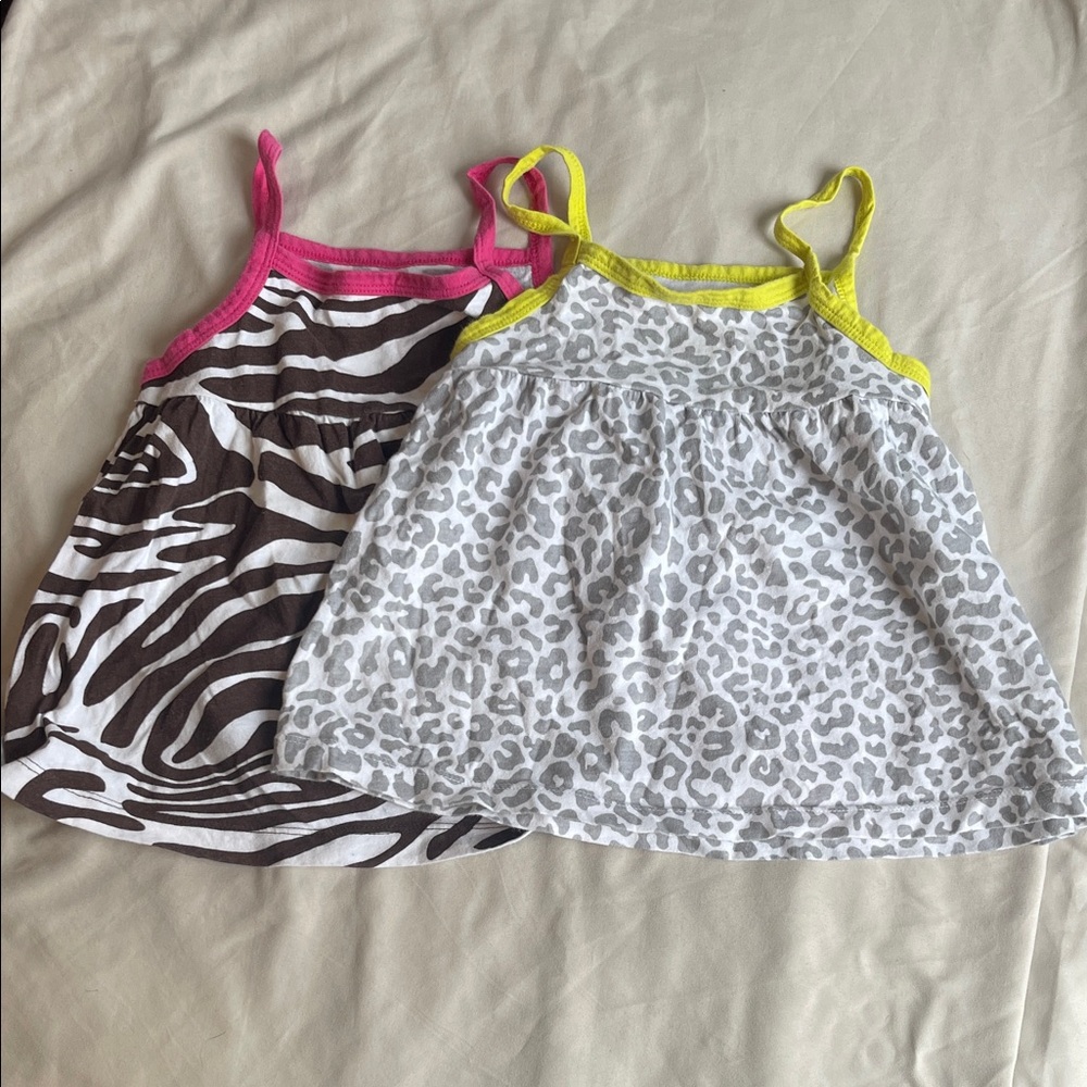 Carter’s Animal Print Girls Tank Tops
